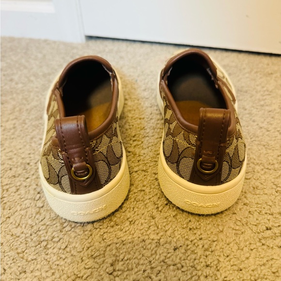 Coach Logo Slip On Sneakers C115 Size 9B - Picture 6 of 10
